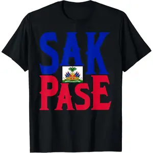 Trek Gear Lab  T-Shirt  Sak Pase |   Cute Haitian Creole Pride Gift T-Shirt
