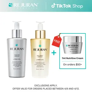 REJURAN Turnover Ampoule 50ml & Dual Effect Ampoule 50ml Bundle