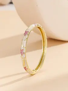 Boho Style Women's Bracelet, Trendy Stack Bangle, Stacking Bracelet, Zinc Alloy & Fabric Jewelry Gift, Casual All-Season Accessory, Unique Design for Daily Wear, Stackable Bracelets
