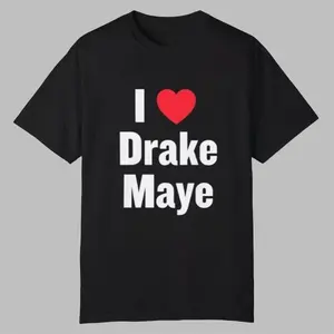I Love Drake Maye T-Shirt Ideal for Game Day Outfits and Football Supporters
