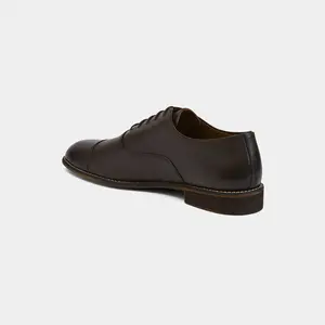 Men's Brown Leather Oxford Shoes - Humphrey