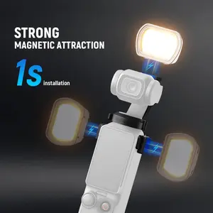 NEEWER M21 For DJI OSMO Pocket 3 Magnetic Auxiliary Light  BASICS Gimbal Camera Creator Combo Rechargeable Mini LED Fill Light Video Recording Accessories