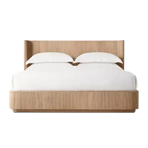 Aurore Collection Solid Wood Bedframe in French Oak