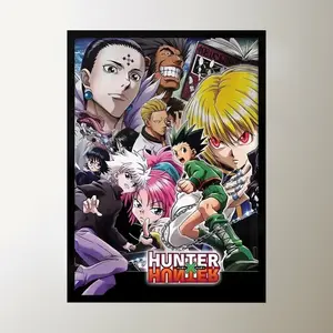 Anime Poster, Hunter x Hunter Anime Poster Print, Gon and Killua Wall Art, Manga Art Room Decor, Gift For Anime Fans