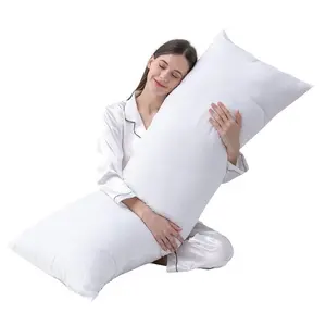 Large Body Pillow Insert- Breathable Full Body Pillow for Side Sleeper - Soft Long Bed Pillow for Adults - 20 x 54 inch