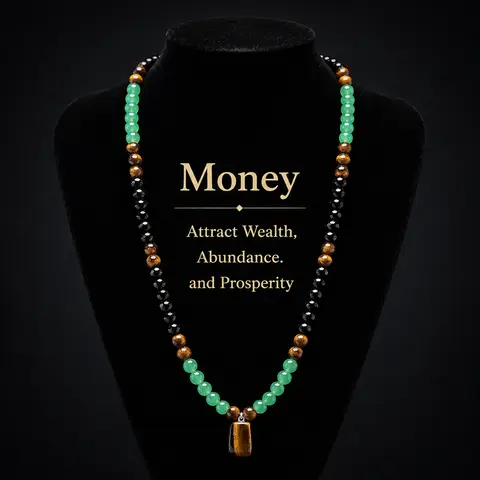 ARPURRAINA Unisex Green Aventurine-Tiger Eye Central Stone Necklace, Casual Jewelry for Women, Necklaces for Women with 69cm/27.1in Long Chain Drapes with Sleek Elegance, Colorful Stone Healing Jewelry for Abundance, Meaningful Anniversary Gift