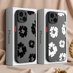 Luxury Minimalist Floral Phone Case for iPhone 17 Pro Max 16Pro Max 15 Pro 14 13 12 11 Sleek ShockproofLightweight Cover with Protection Protective iphone15 pro max case iphone 13 case drop-proof phonecase Cellphone Smartphone
