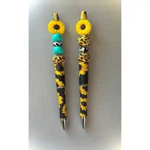 Sunflower Cow Print Pen