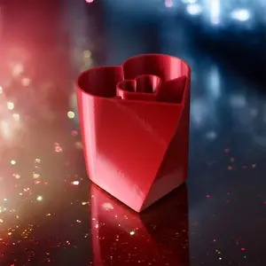 HeartForm Twist – Pencil Holder by The Platform HQ - Sculptural Desk Organizer