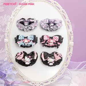 Sanrio × Sugar Pink | Girls' Tea Party Series Accessory Blind Box - Classical Style Cute Cartoon Bowknot