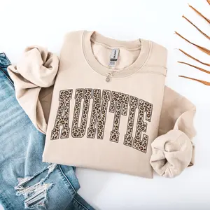 Leopard Auntie Sweatshirt, Gift For Aunt, Animal Print Auntie Shirt