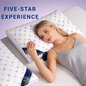 Five-Star Hotel Pillow Insert for Home Use — Cervical Support, High Rebound, Deep Sleep Design