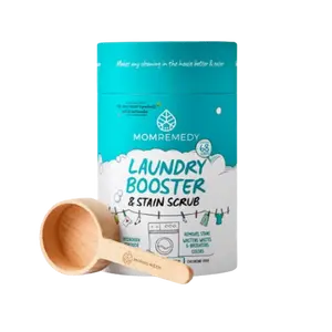 MomRemedy Laundry Booster & Stain Remover Scrub Oxygen Whitener for Whites & Colors 2 LB Chlorine Bleach Free Household Cleaning Scrub