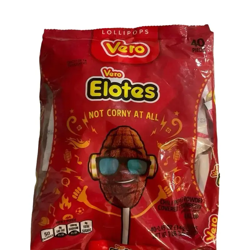 Vero Elote lollipops with Chili 40ct