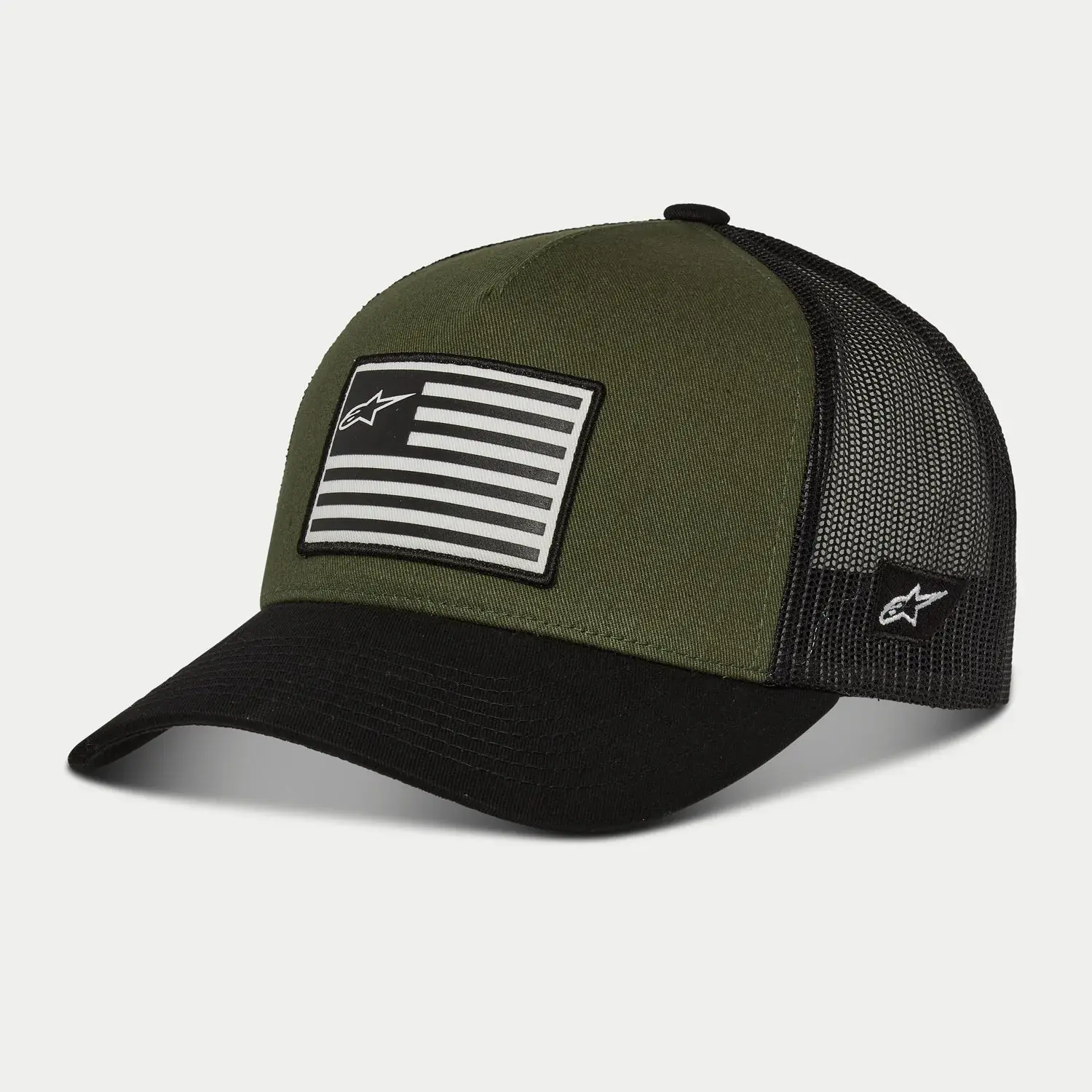 Alpinestars American Flag Military Snapback Hat