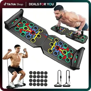 Multifunctional Push Up Board & Pull-Up Bar - Adjustable Home Fitness Set for Chest, Ab & Upper Body Strength Training | Portable Workout Equipment for Men & Women