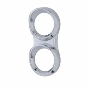 United Pacific - Vertical Gauge Cluster Bezel with Visor for Peterbilt 2006+