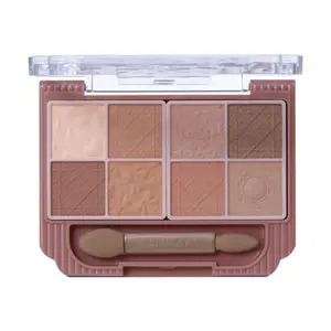 CANMAKE Japan 8-Color Eyeshadow Palette - "Cookie Brownie" M01 Matte Finish, Perfect for Beginners, Subtle Contour, Daily Wear, Limited Edition