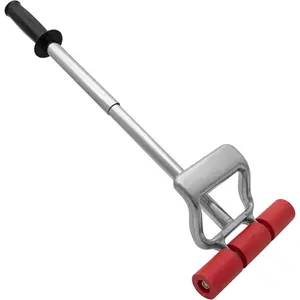 Extendable Heavy Duty Floor and Wall Roller for Laminate, LVP, Veneer, Linoleum, Carpet, Tile and Wall Coverings 7-1/2 Wide with a 17 inch Handle That Extends to 27 inches,FBA-2214
