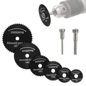 Circular Saw Blade Set, Durable Round Cutting Disc, Multi-functional Power Tool Accessories for Woodworking, Metal, Stone Cutting, Blade Replacement