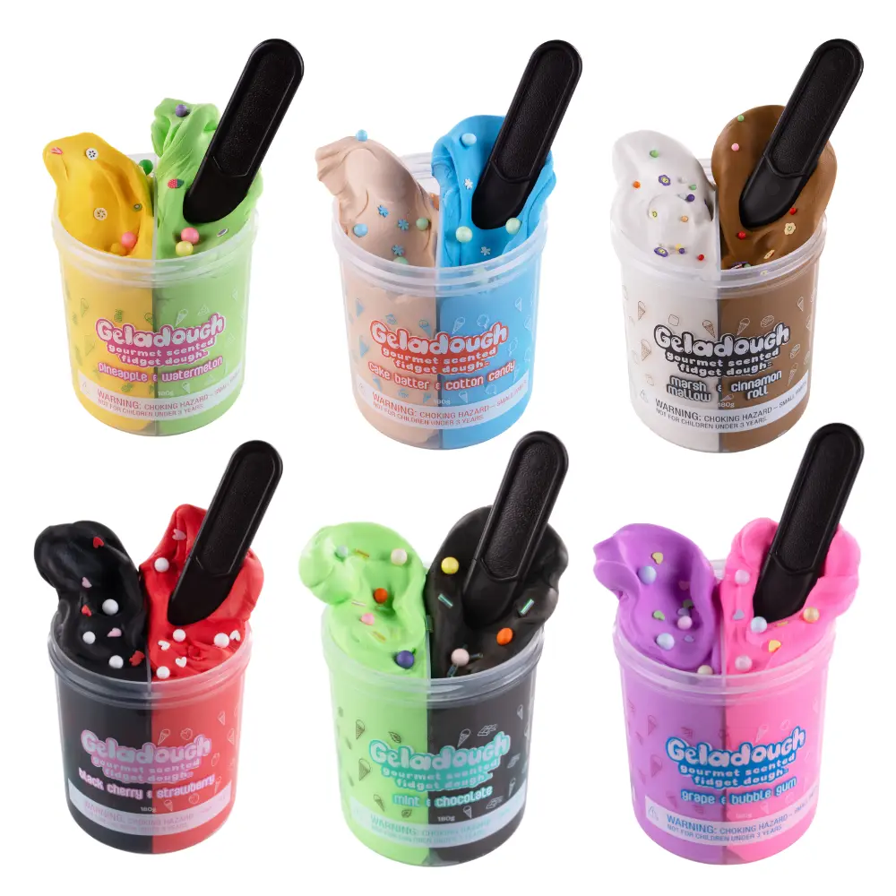 Geladough Aromatherapy Sensory Dough – 180g Scented Fidget Toy with Mix-Ins