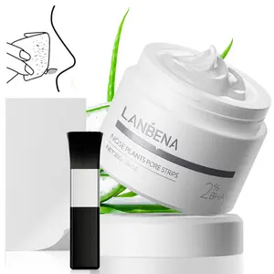 LANBENA Blackhead Removal Mask, Nose Phyto Pore Strips, Pore Cleansing Purifying Exfoliating Mask, 60 Sheets, Phyto Aloe Vera Blackhead Removal Mask, (30g)