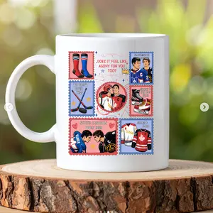 Heated Rivalry Shane Hollander Ilya Rozanov Ceramic Coffee Mug, Hockey Romance Merchandise, Game Changer Series Fan Gift, Sport Aesth