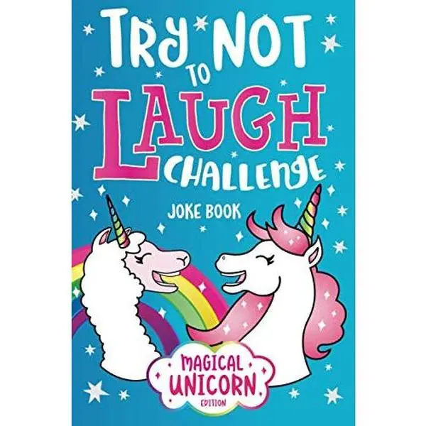 USED-Try Not to Laugh Challenge Joke Book Magical Unicorn Edition: Knock Knock Jokes, Silly Puns, LOL Rhyming Riddles, Llama, Sloth, Princess, Animal, Fairy & more Jokes for Girls & Boys! by Howling Moon Books (Paperback)