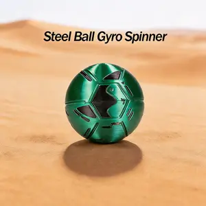 Gyro Steel Ball 3D-Print Fidget Spinner, Classic Novelty Finger Toy for Hobbies, Toys