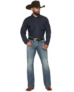 Cody James Men's Texas Wash Wyatt Slim Bootcut Stretch Denim Jeans - Cjfa25j01-Dkw