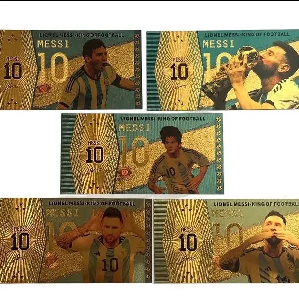 Messi Foil Collectible Set (Note: Not Legal Tender)