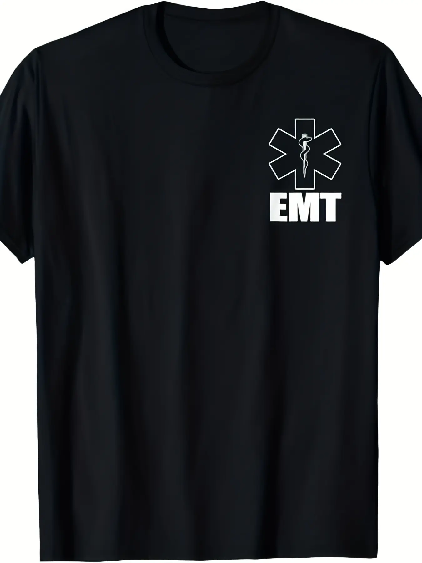 EMT Uniform Emergency Medical Technician T-Shirt S unisex soft cotton short sleeve t shirt, vintage graphic casual tee for men women teens, perfect birthday holiday gift for camping travel gym daily street  wear