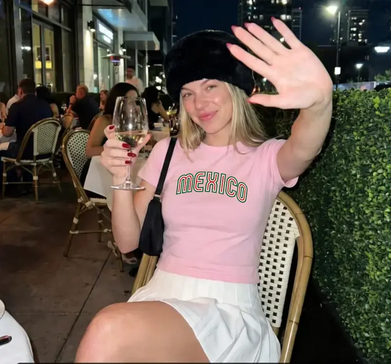 Mexico Y2K Baby Tee – Vintage 2000s Soccer Jersey Inspired Crop Top