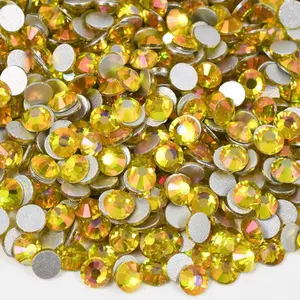 Citrine Light Glass Rhinestones