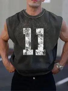 Men's Printed Short-Sleeve T-Shirt, High-Quality Cotton Fabric, Digital Pattern Print, Summer Street Style Streetwear, Loose-Fit Relaxed Fit Knitted Tee, Menswear