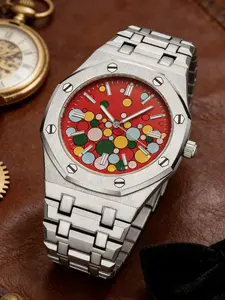 Men's Quartz Watch, Luxury Printed Bezel Design, Waterproof Luminous Fashion Daily Wear Outdoor Activity Wristwatch
