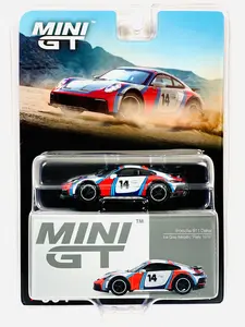 Mini GT Mijo Exclusive Porsche 911 Dakar “Rally 1978” Ice Grey Metallic #964