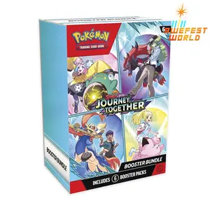 Scarlet & Violet Journey Together Booster Bundle - 6 Booster Packs for Trainer's Pokémon Battle Expansion