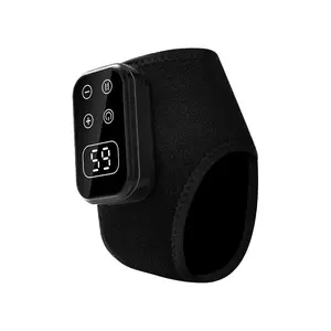 Cordless Foot & Ankle Massager with Heat & Vibration, Wearable Rechargeable Wrap for Swollen Feet, Plantar Fasciitis, Circulation & Neuropathy Comfort, Gifts for Parents & Seniors