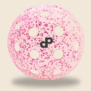 Pink Glitter-Infused Pickleball Ball