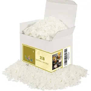 2LB Soy Wax for Candle Making,  Soy Wax -  Candle Wax- No additives and Pure,  Candle Wax for Candle Making