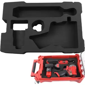 EVA Liner Organizer for Packout Tool Box 48-22-8435,EVA Inserts for M12 FUELTRADE Stubby 3/8 Wrench 2562-20 and 3/8" Lithium-Ion Ratchet 2457-20