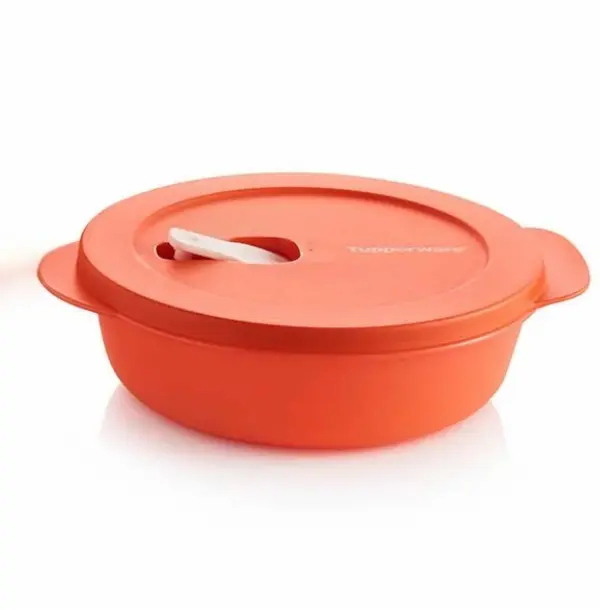 Tupperware Crystal Wave Reusable Lunch Container, 3.5-Cup Microwave-Safe Kitchen Preserving Container, Reusable Lunch Containers