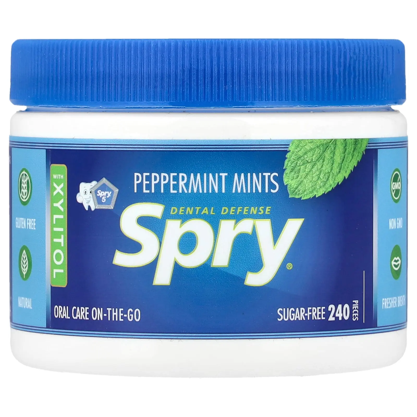 Xlear Spry®, Peppermint Mints, 240 Pieces, (144 g) Xlear Spry®, Peppermint Mints, 240 Pieces, (144 g)