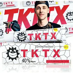 TKTX tattoo cream for external use, used for tattoo and laser hair removal-local pain relief for 6-8 hours-quick absorption [10g] cosmetics.