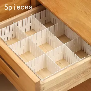 Drawer Organizer Dividers Plastic Partition Board Free Combination Socks Storage Grids, Drawer Separators for Organized Drawers