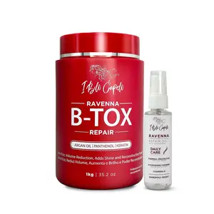 Kit I Belli Capelli B-tox Repair + Repair Oil Complete Hair Treatment Haircare Frizz Intense Shine Deep Hydration Moisturizer