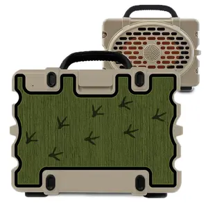 Turtlebox Shell - Turkey Tracks - Custom Speaker Accessory, CNC Routed Design, Custom Marine Grade EVA Foam, Durable Material, Custom Logo