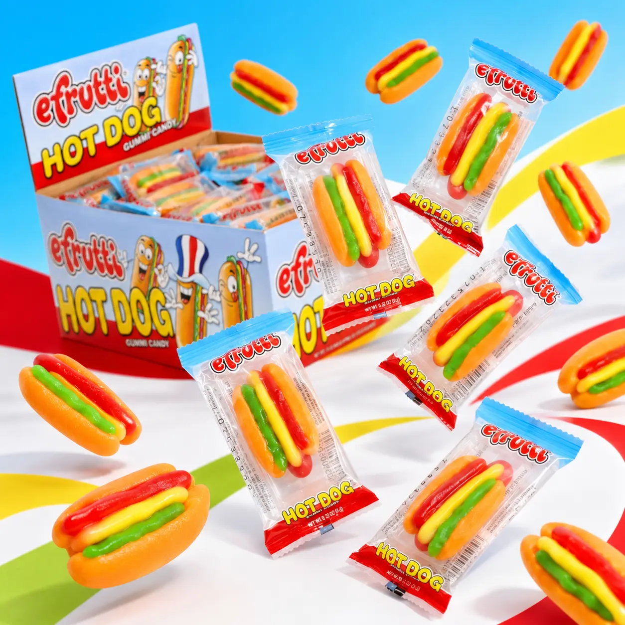 Efrutti Gummy Hot Dogs 60 ct.