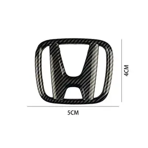 1Pcs Car Steering Wheel Decoration Sticker Badge Auto Styling For Honda Civci CRV Accord Mugen Prelude FIT City CRZ CRX